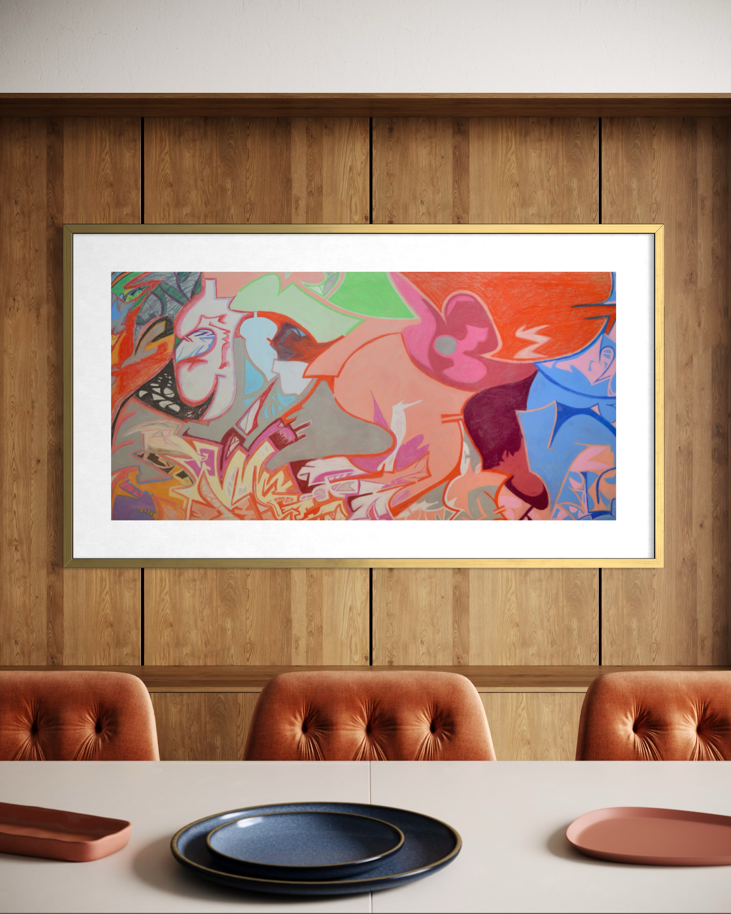 “Birth Of A Superhero” 40”x20”