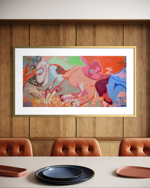 “Birth Of A Superhero” 40”x20”