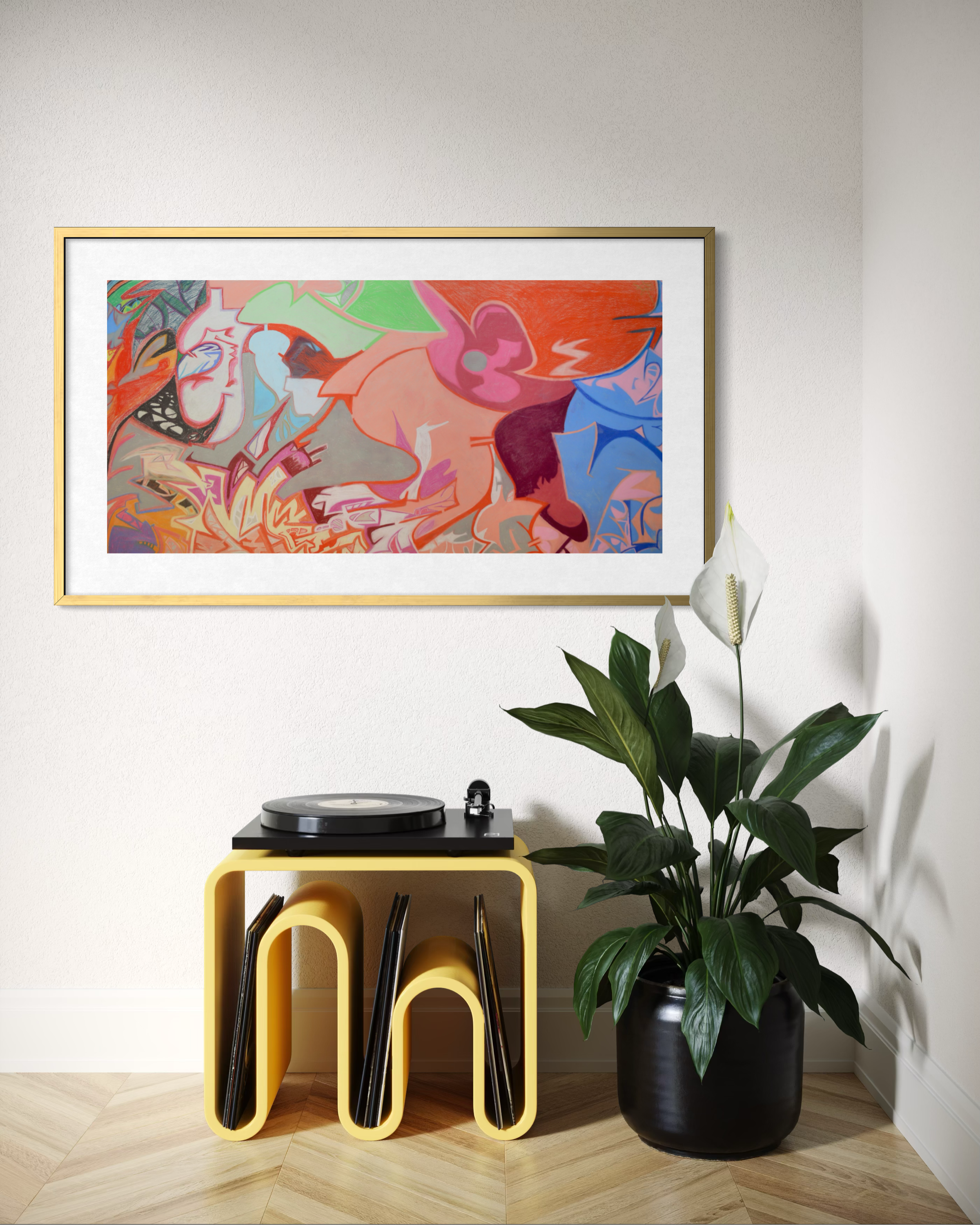 “Birth Of A Superhero” 40”x20”