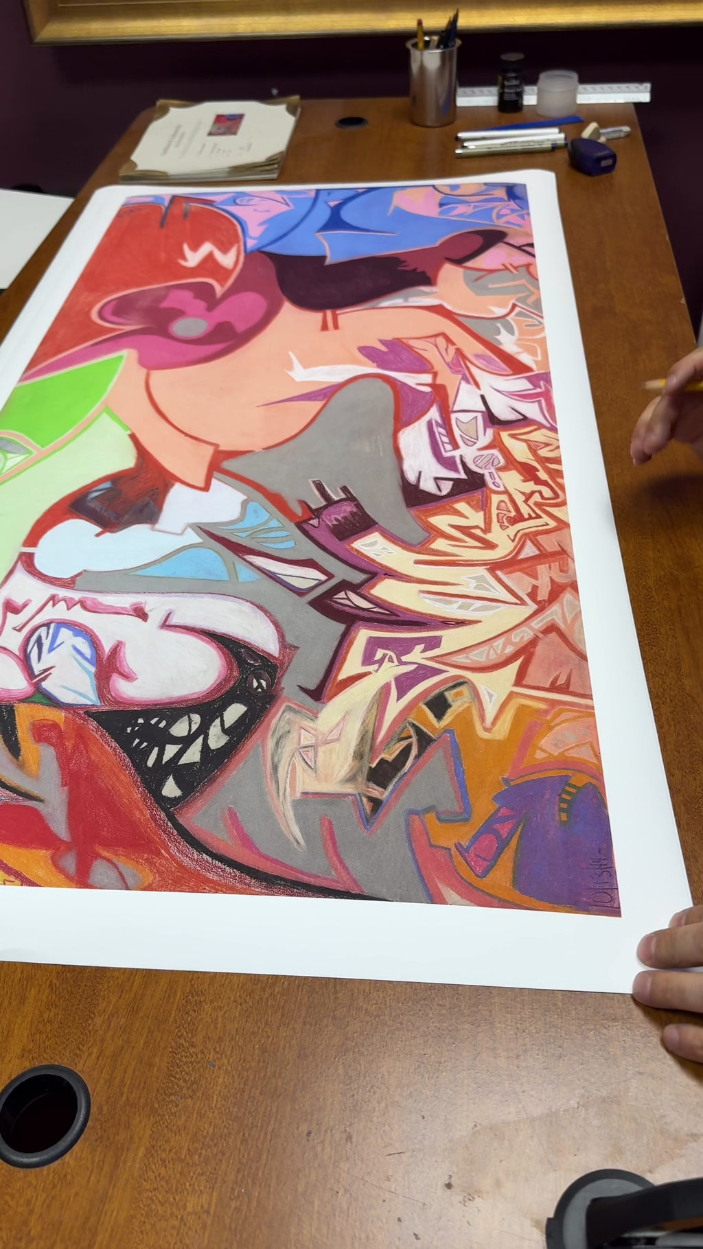 “Birth Of A Superhero” 40”x20”